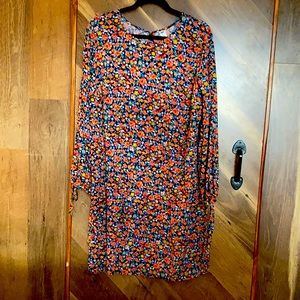 Cute Old Navy Floral Peddlers Dress XL